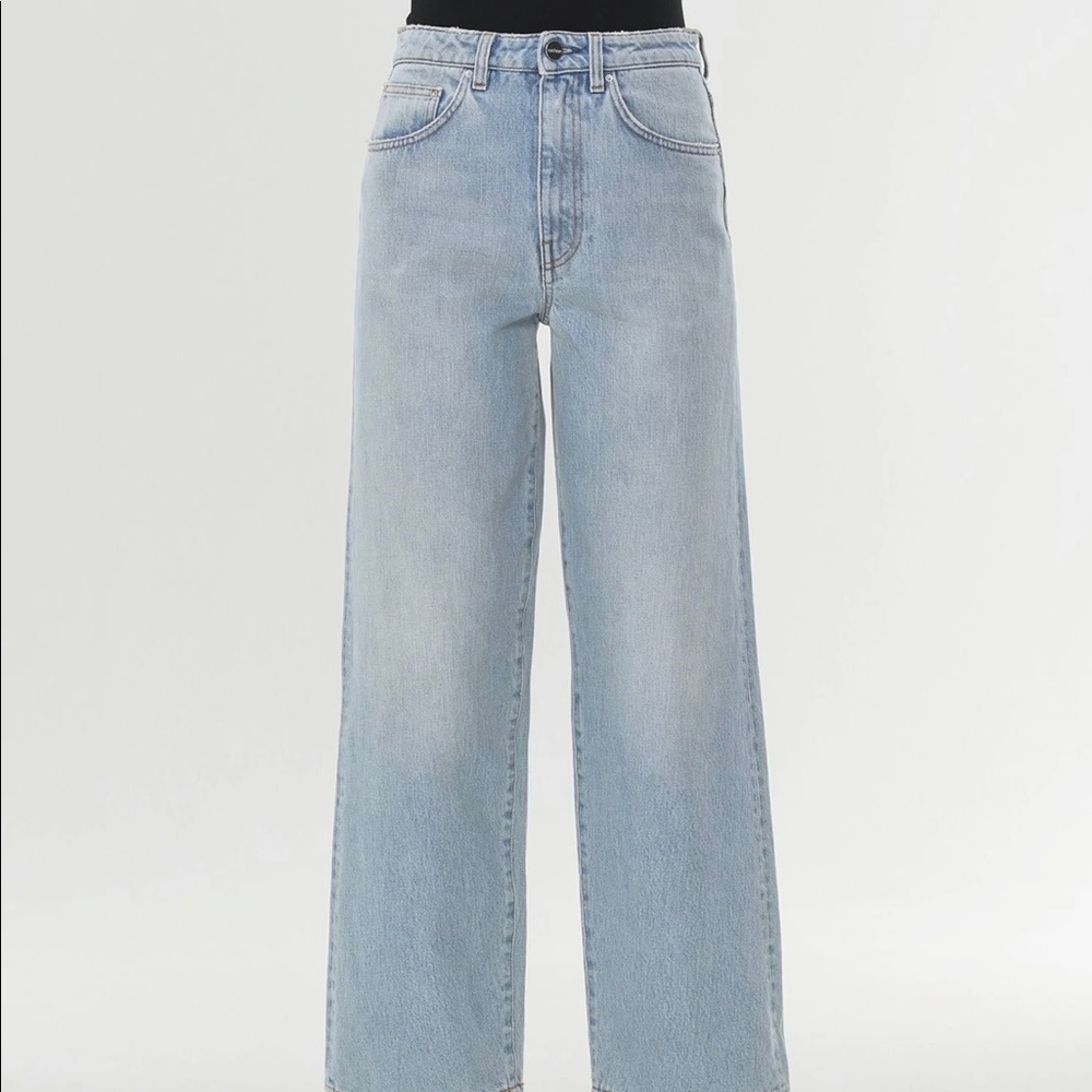 Toteme Flare fit denim light blue wash, size 27
